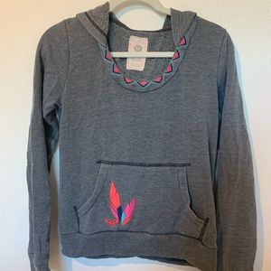 Grey Roxy Hoodie